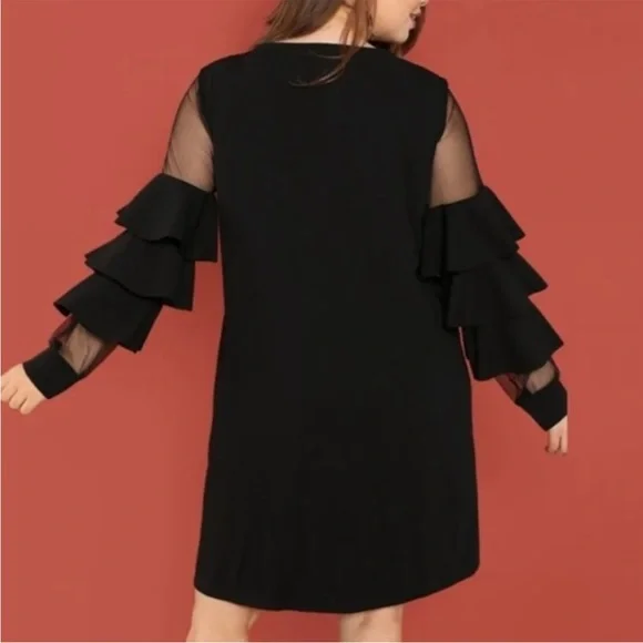 SHEIN Ruffle Dress L - Picture 7 of 9